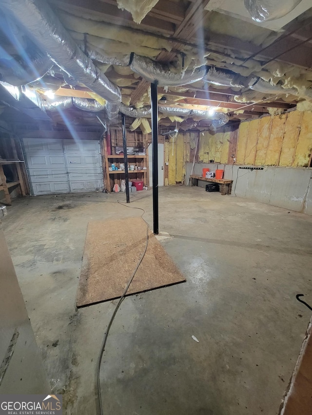 129 Carolyn Path, Rockmart, GA 30153 - view of unfinished basement