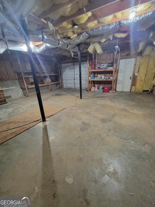 129 Carolyn Path, Rockmart, GA 30153 - view of unfinished below grade area