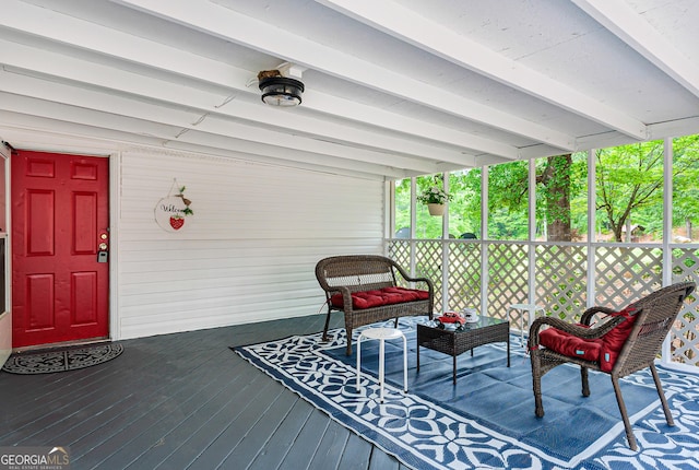 709 Tallapoosa Hwy, Cedartown, GA 30125 - view of wooden terrace