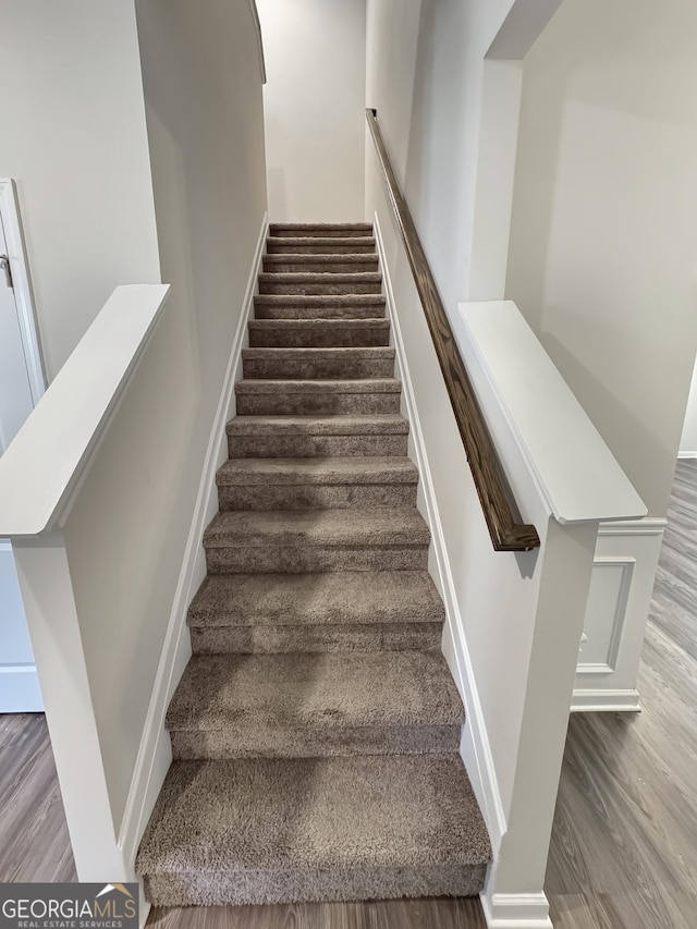 376 Layfield Dr, Jonesboro, GA 30238 - stairs with wood finished floors