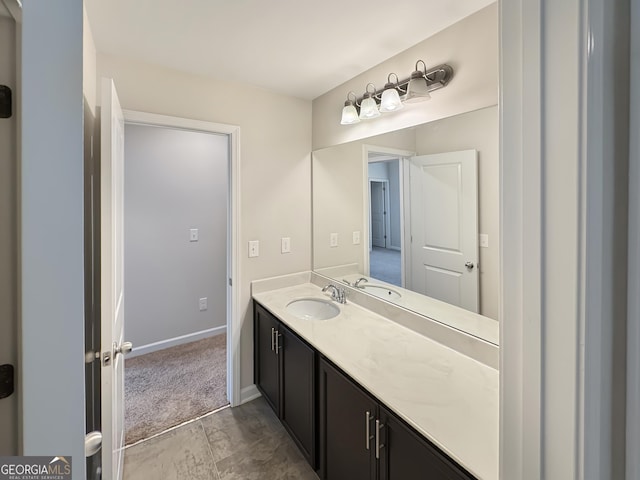 376 Layfield Dr, Jonesboro, GA 30238 - bathroom with baseboards and vanity