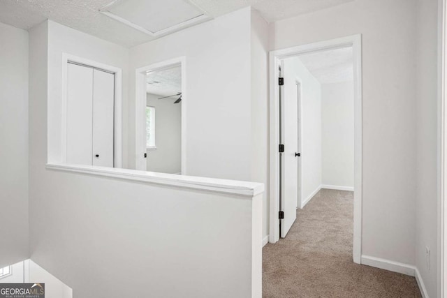 3688 Burnley Ct, Lithonia, GA 30038 - hallway with baseboards and carpet flooring