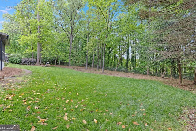 view of yard