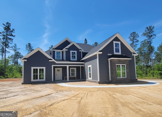 craftsman-style house featuring a porch