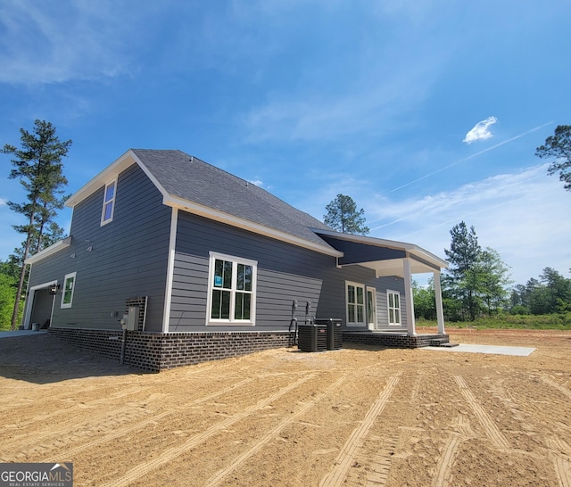 view of back of property