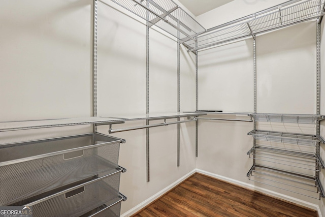 737 St Charles Ave NE, Atlanta, GA 30306 - spacious closet featuring dark wood-style floors