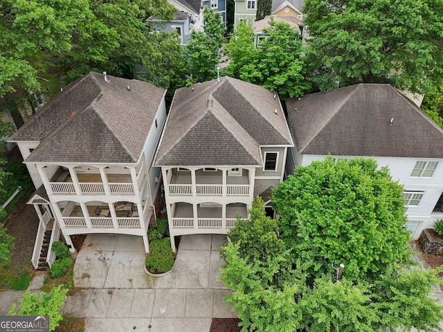 737 St Charles Ave NE, Atlanta, GA 30306 - aerial view of property and surrounding area