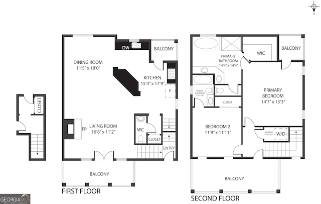 737 St Charles Ave NE, Atlanta, GA 30306 - home floor plan