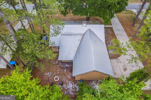 aerial view