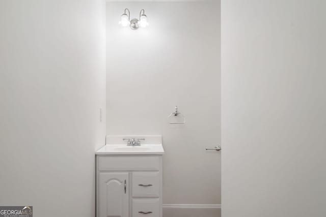 420 Martin Rd, Ellijay, GA 30536 - bathroom with baseboards and vanity
