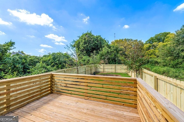 585 Ira St SW, Atlanta, GA 30312 - deck with a fenced backyard