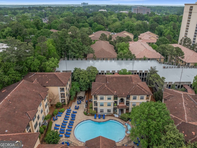 3777 Peachtree Rd Unit 1536, Atlanta, GA 30319 - birds eye view of property