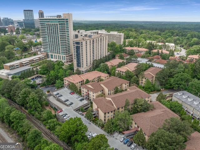 3777 Peachtree Rd Unit 1536, Atlanta, GA 30319 - drone / aerial view with a city view