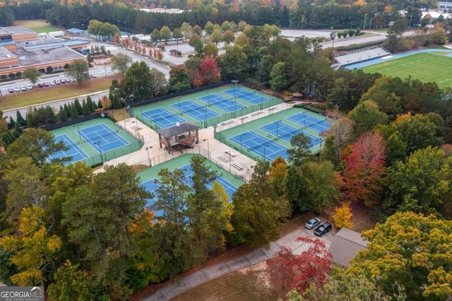 drone / aerial view