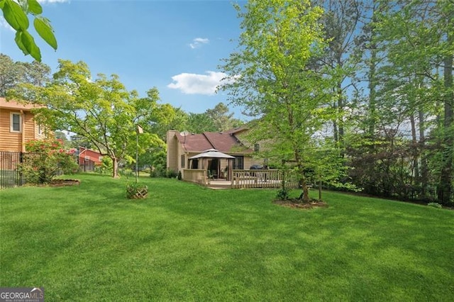 1149 Midland NW, Acworth, GA 30102 - view of green lawn with a gazebo