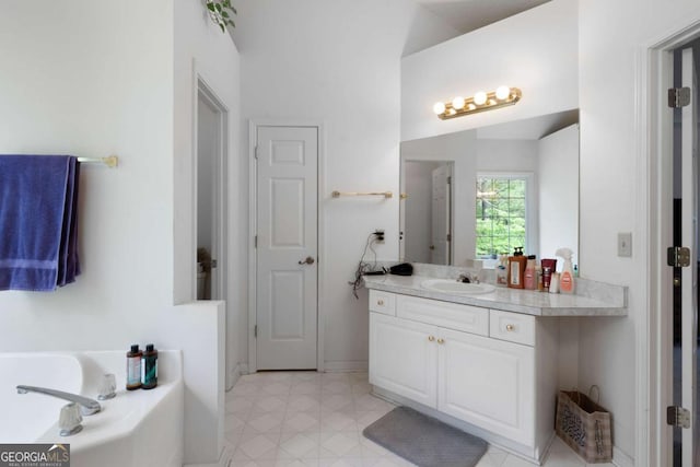 569 Hale Mountain Ct, Hiram, GA 30141 - full bathroom with a bath and vanity