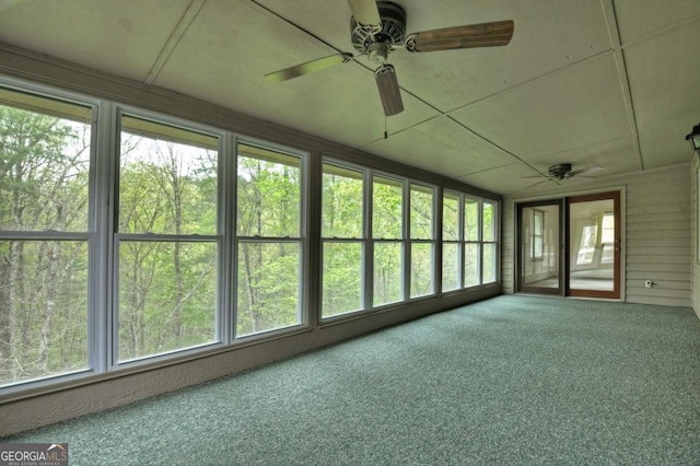 3035 Murphy Hwy, Mineral Bluff, GA 30559 - unfurnished sunroom with carpet floors
