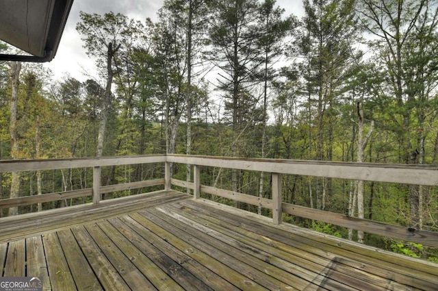 3035 Murphy Hwy, Mineral Bluff, GA 30559 - view of wooden deck