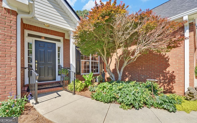 922 Brenau Point Dr, Gainesville, GA 30501 - doorway to property with brick siding