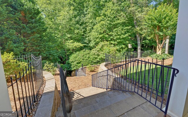 922 Brenau Point Dr, Gainesville, GA 30501 - gate with a storage shed