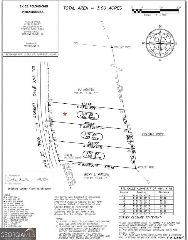 0 Liberty Hill Rd, Eastanollee GA, 30538 land for sale