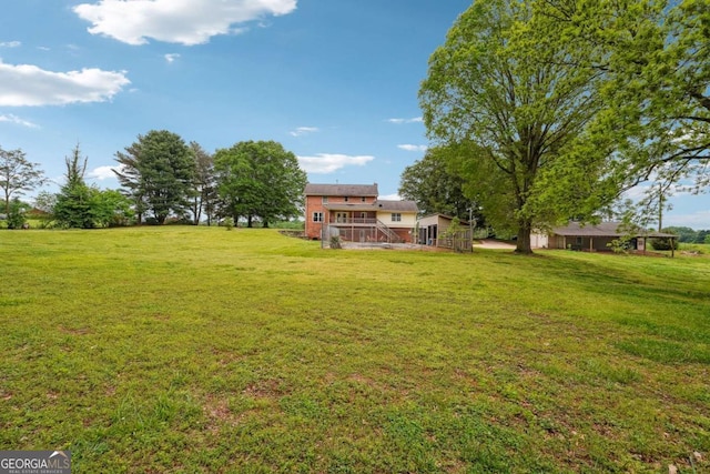 6545 Westbrook Rd, Gainesville, GA 30506 - view of yard with a deck