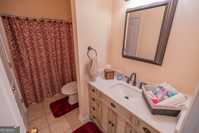 105 Kellens Ct, Fayetteville, GA 30215 - full bath featuring tile patterned floors, vanity, and toilet