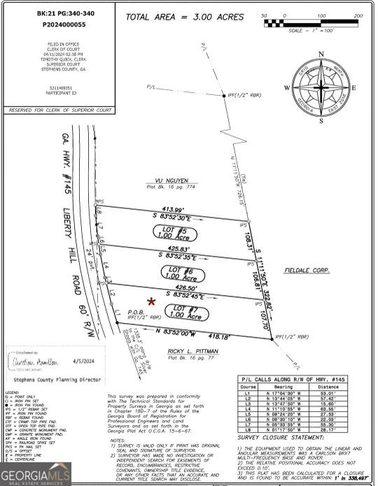 0 Liberty Hill Rd, Eastanollee, GA 30538