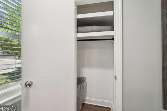 view of closet