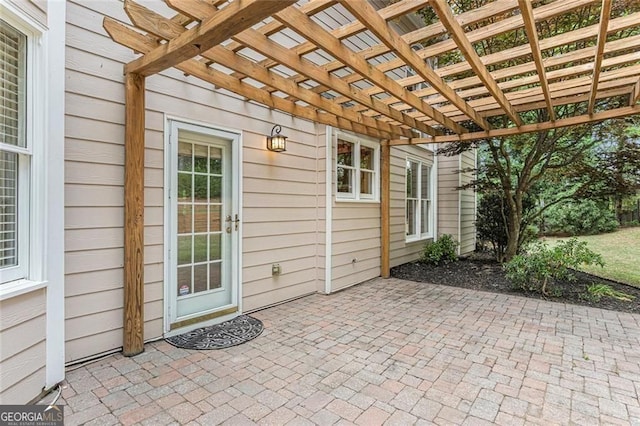 1235 Legend Run, Alpharetta, GA 30005 - view of patio with a pergola