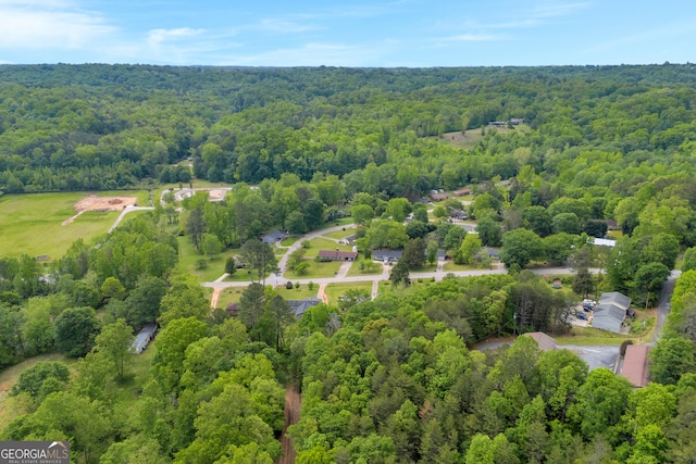 415 Scenic Dr, Toccoa, GA 30577 - birds eye view of property with a wooded view
