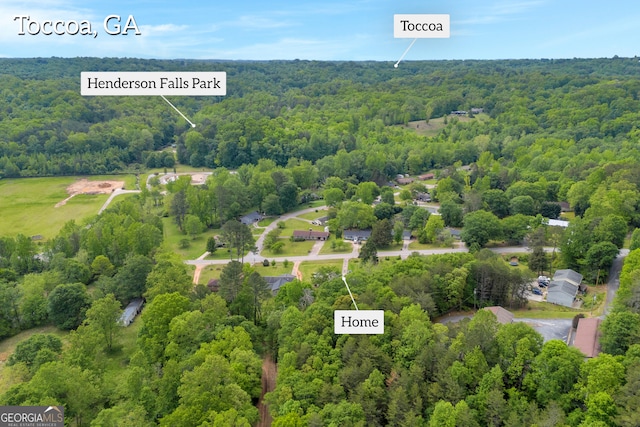 415 Scenic Dr, Toccoa, GA 30577 - bird's eye view of a forest