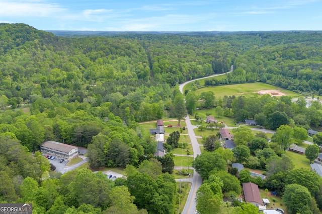415 Scenic Dr, Toccoa, GA 30577 - birds eye view of property with a wooded view