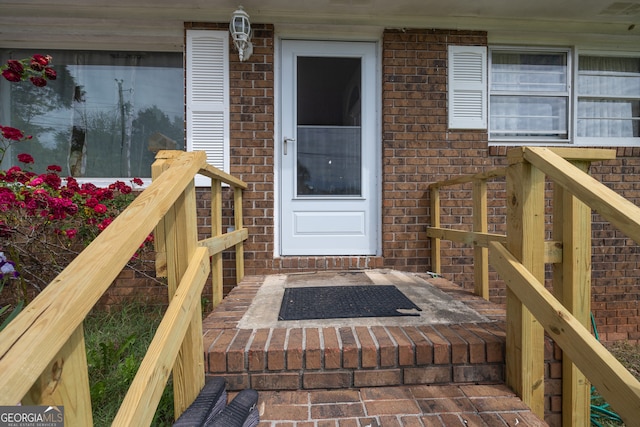 415 Scenic Dr, Toccoa, GA 30577 - entrance to property featuring brick siding