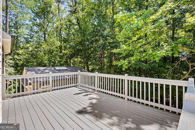 760 Swan Ln, Canton, GA 30115 - view of wooden deck