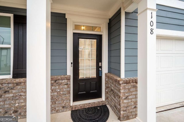 108 Berwick Xing, Dallas, GA 30157 - entrance to property with a porch and an attached garage