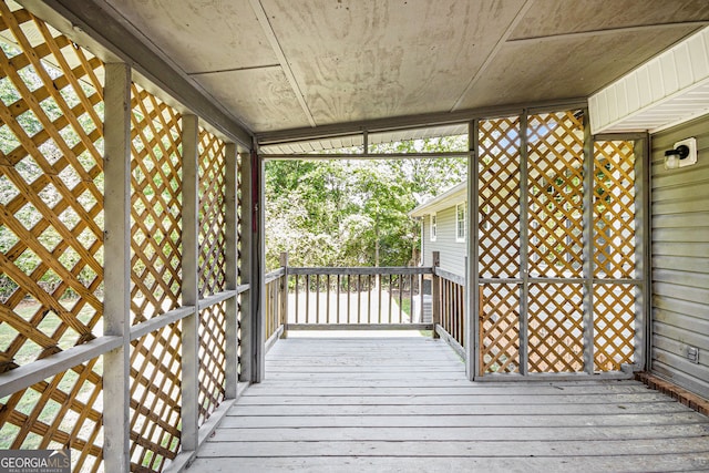 view of deck