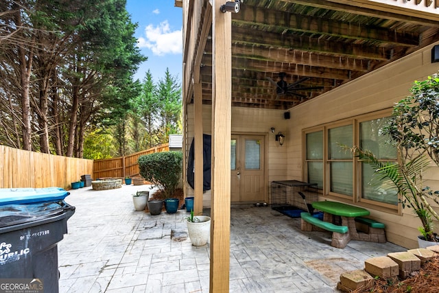 1114 Ivey Chase Pl, Dacula, GA 30019 - fenced backyard featuring a patio