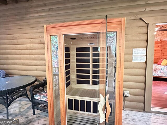 685 Monroe Ridge Rd, Sautee Nacoochee, GA 30571 - view of sauna / steam room featuring wood-type flooring