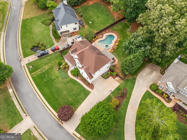 aerial view