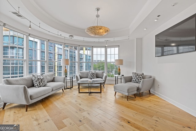 sunroom featuring visible vents