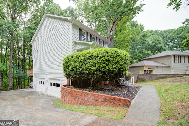 3480 Stillridge Dr, Alpharetta, GA 30022 - view of home's exterior with a garage and driveway