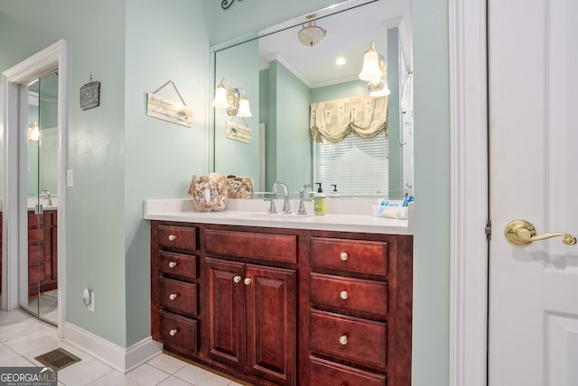 147 S Pine Cove Dr, Lagrange, GA 30240 - bathroom with vanity and crown molding