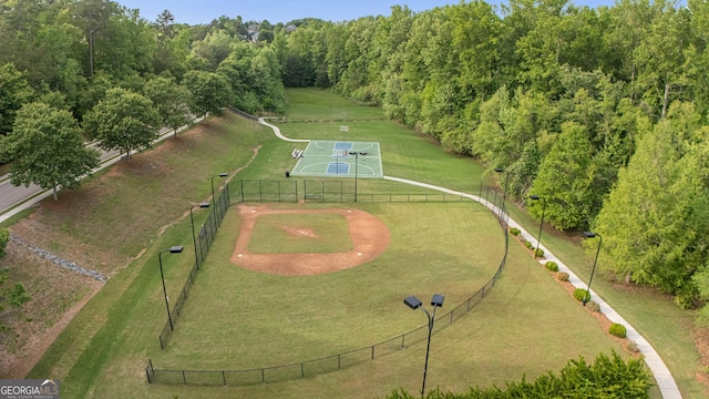 drone / aerial view