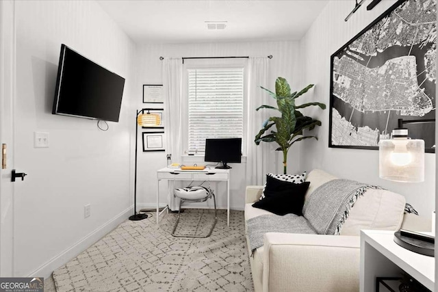 2669 Caruso Way, Atlanta, GA 30339 - living area with visible vents and baseboards