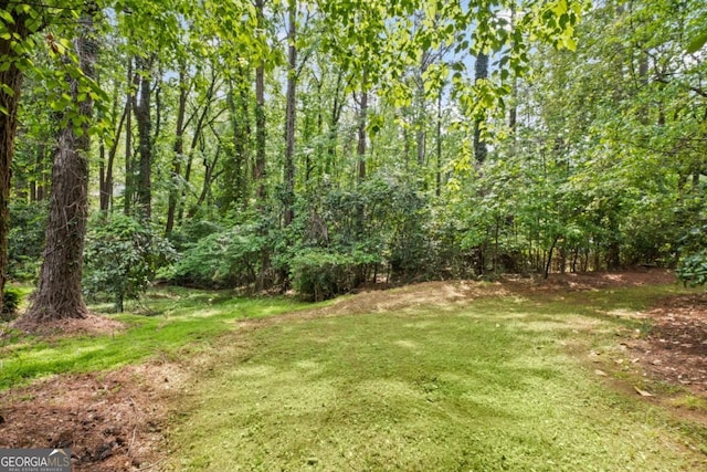 681 Hampton Pl SW, Marietta, GA 30064 - view of yard with a view of trees