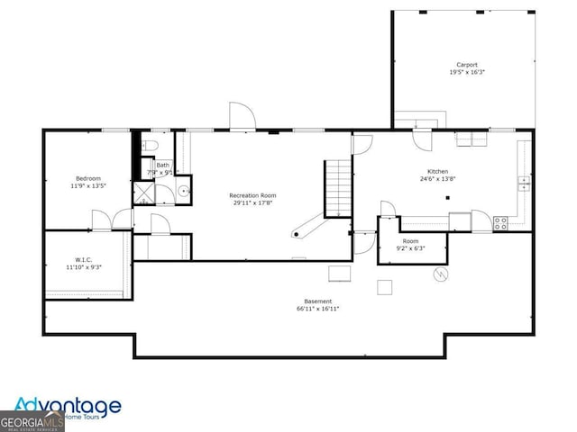 681 Hampton Pl SW, Marietta, GA 30064 - floor plan