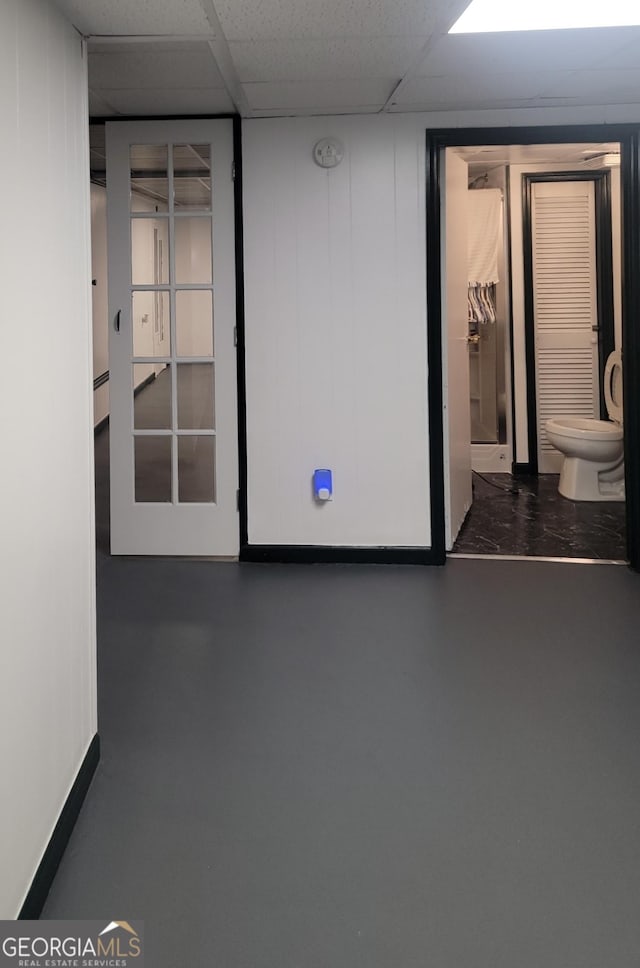 156 Brett Rd, Cleveland, GA 30528 - unfurnished room featuring a paneled ceiling