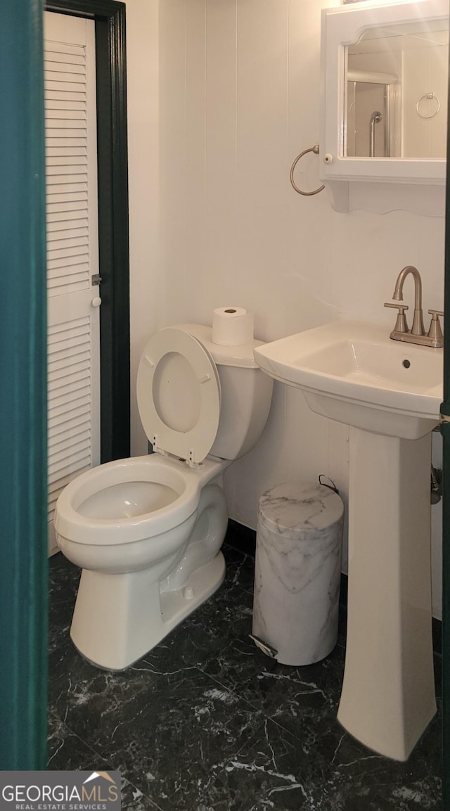 bathroom with toilet