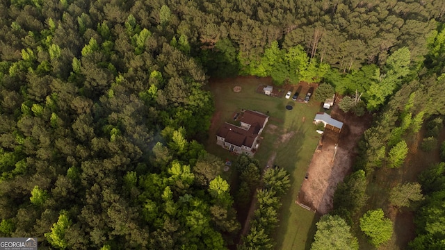 aerial view with a view of trees